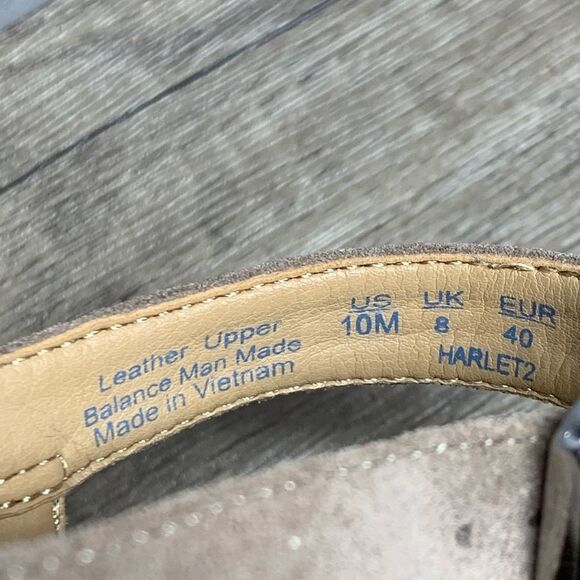 Franco Sarto Harlet 2~Women’s Slingback Sandals~Size US 10M~Beige Suede - Picture 9 of 9